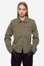 CAMERON TOP - ARMY GREEN