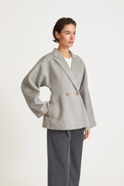 TANARO JACKET - SILVER GREY