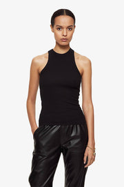 ANINE BING EVA TANK - BLACK