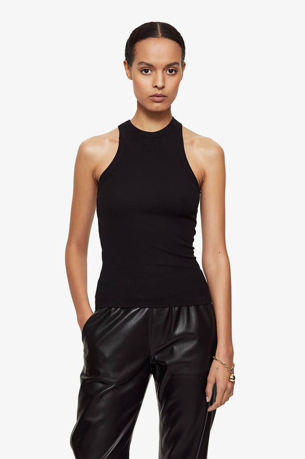 ANINE BING EVA TANK - BLACK