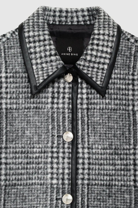 Camden Jacket black and grey check