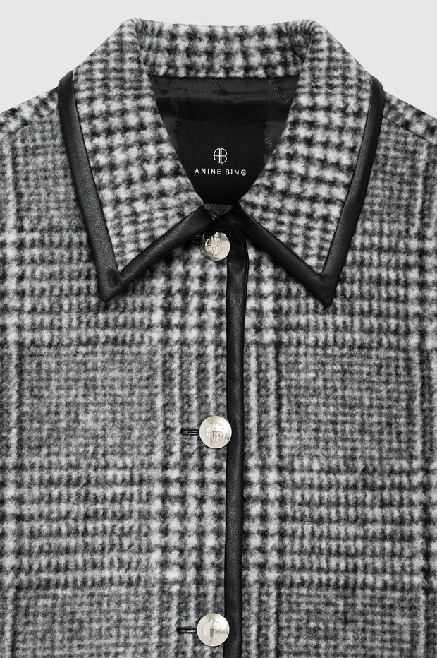 Camden Jacket black and grey check