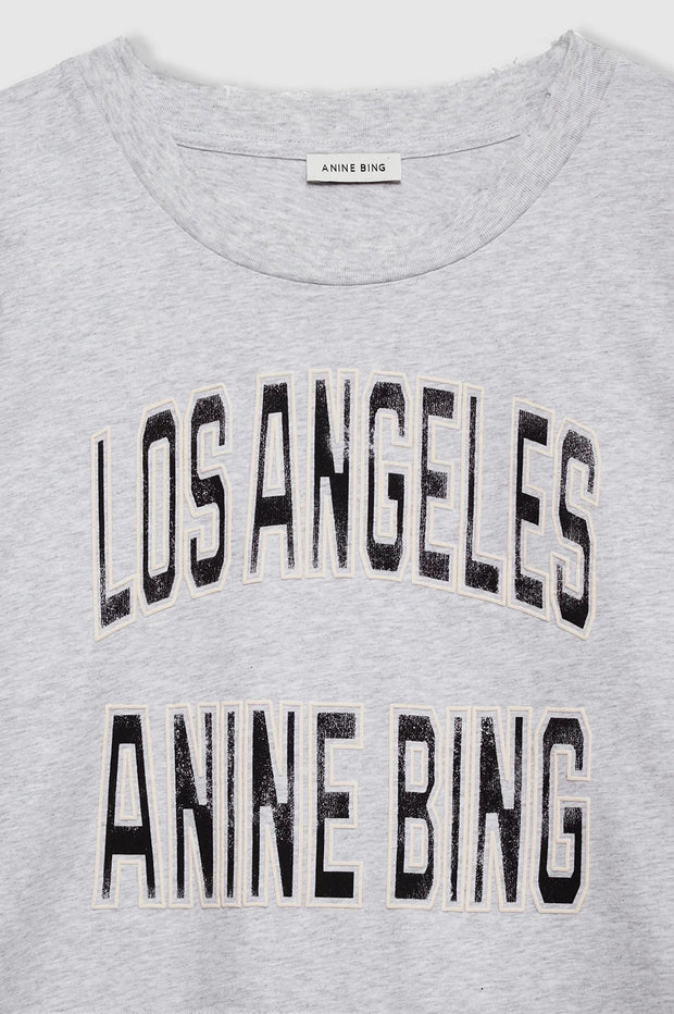 JOHNNY CROPPED TEE - GREY