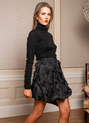 Nina Skirt Black Bloom