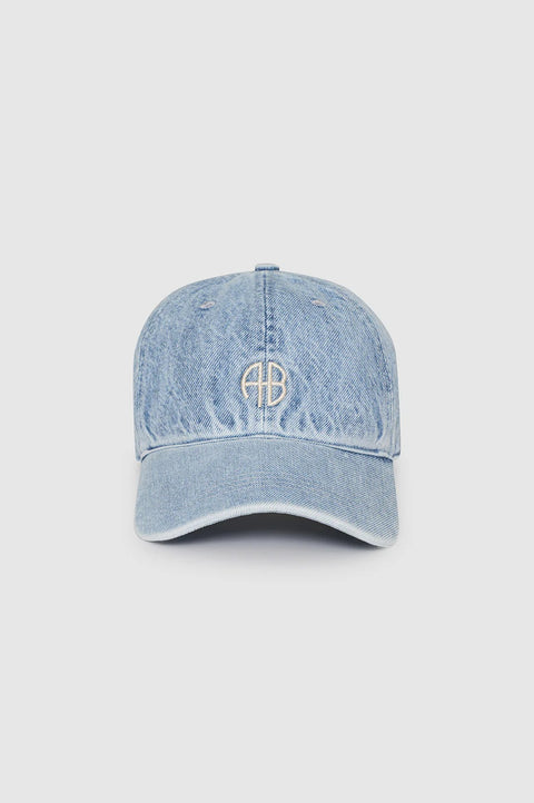 JEREMY BASEBALL CAP AB bleached blue denim