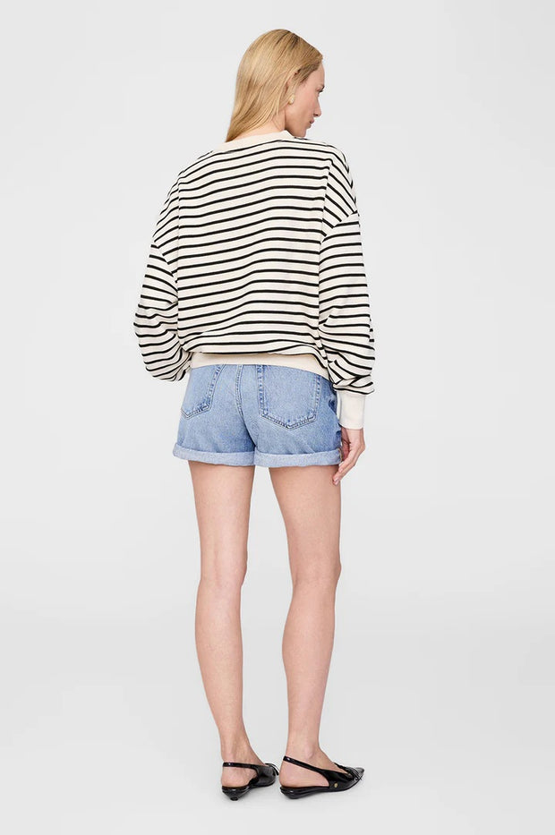 DEAN SWEATSHIRT - BLACK STRIPE