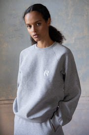 SWEATSHIRT Heather grey