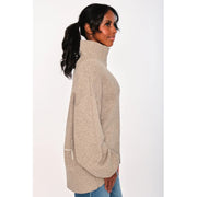 GIANNA Sweater Light Brown Melange
