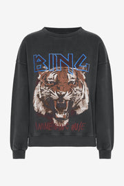 TIGER SWEATSHIRT - BLACK