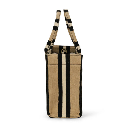 MID TOTE  - JUTE BLACK