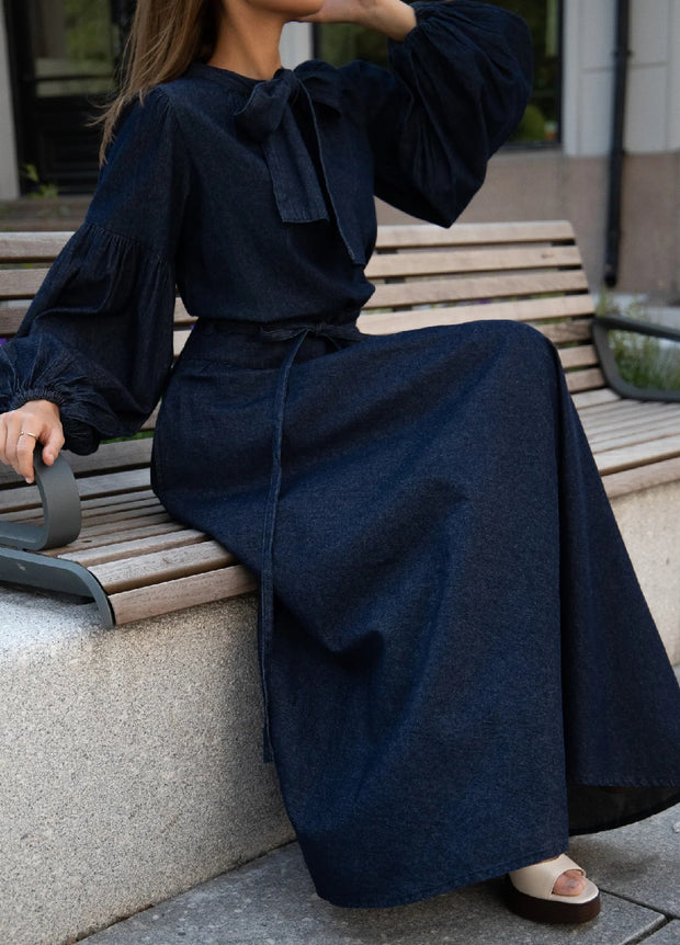 Astrid Skirt Dark Denim
