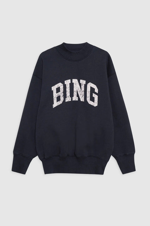 ANINE BING TYLER SWEATSHIRT - WASHED BLACK