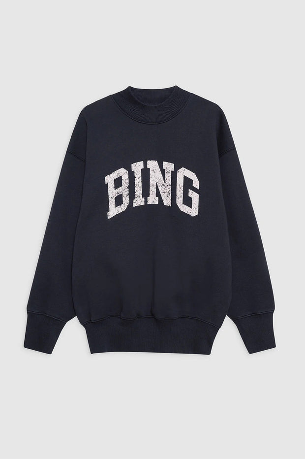 ANINE BING TYLER SWEATSHIRT - WASHED BLACK