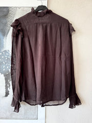ANGEL BLOUSE balck coffee