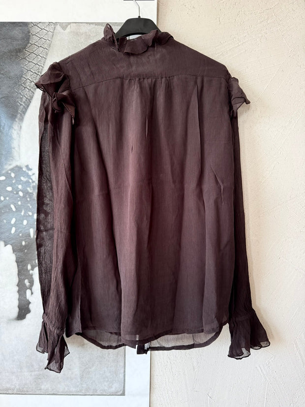 ANGEL BLOUSE balck coffee
