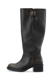 CASRIKKE Wide Pull Boot Arkansas  Distressed Brown