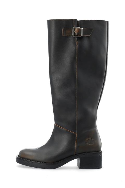 CASRIKKE Wide Pull Boot Arkansas  Distressed Brown