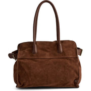 Suede shopper / 16640 - Cognac