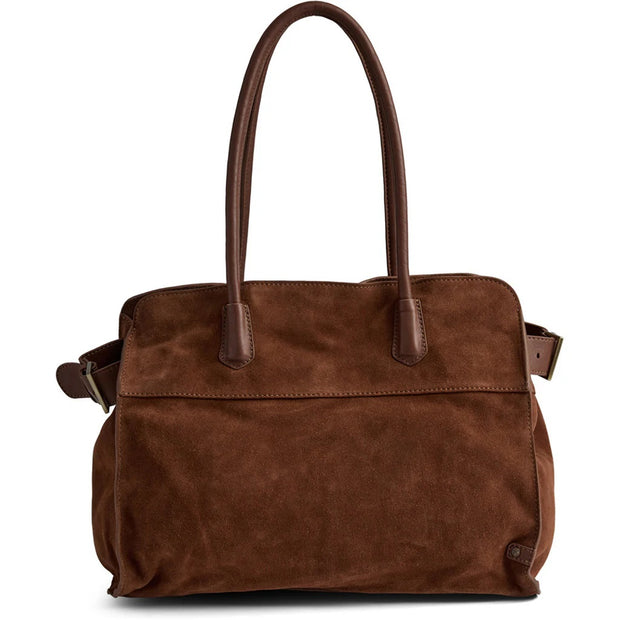 Suede shopper / 16640 - Cognac