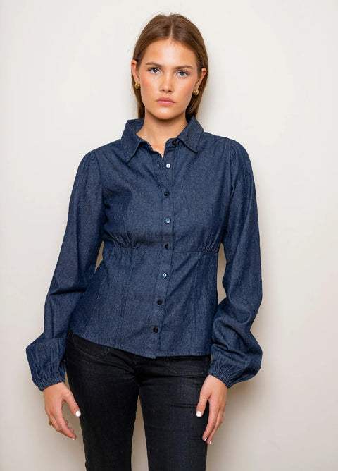 Live Blouse Dark Denim