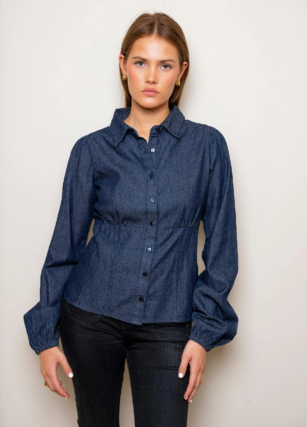 Live Blouse Dark Denim