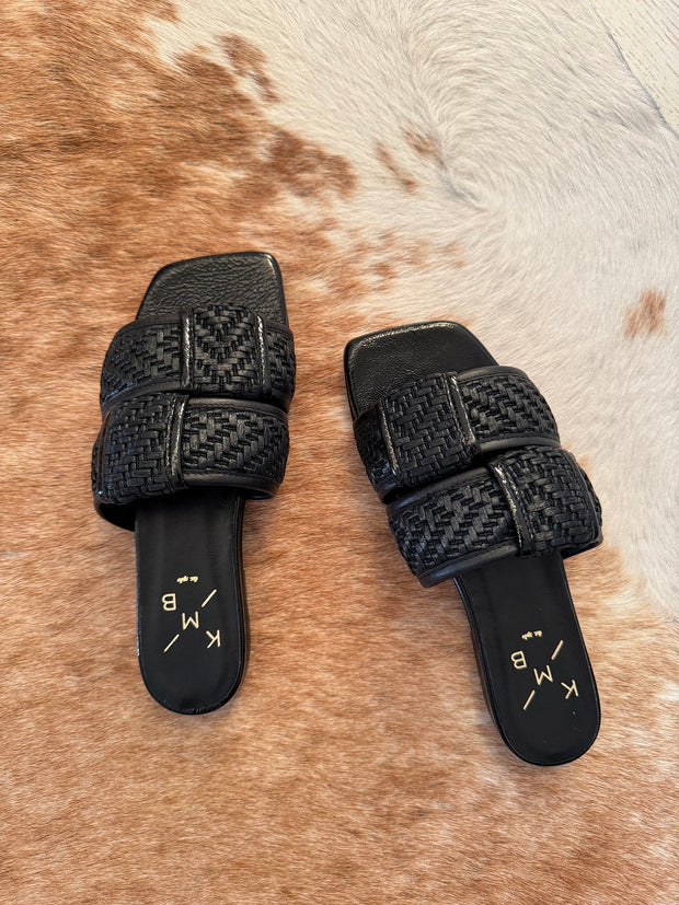 NAPPALAK NEGRO + RAFIA CUSCO NEGRO