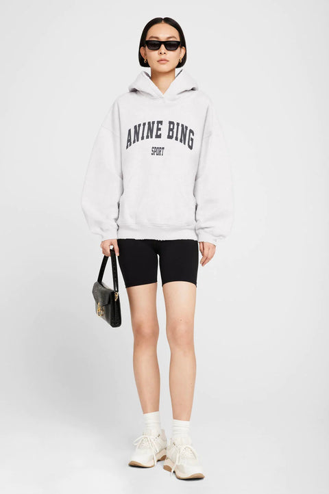 ANINE BING HARVEY SWEATSHIRT - HEATHER GREY