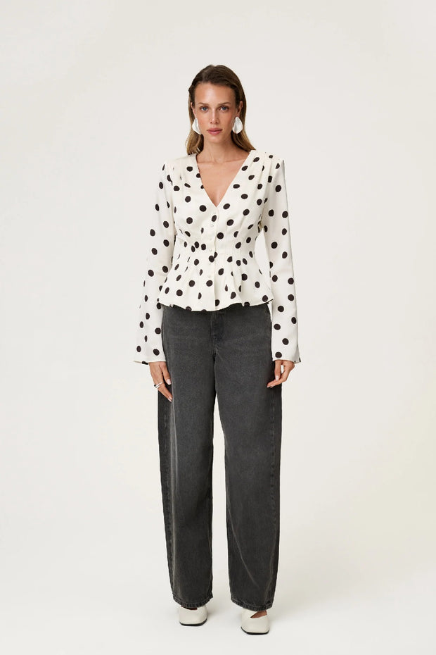 Marmo Blouse Créme Dot