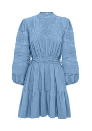 Loom Mini Dress Blue
