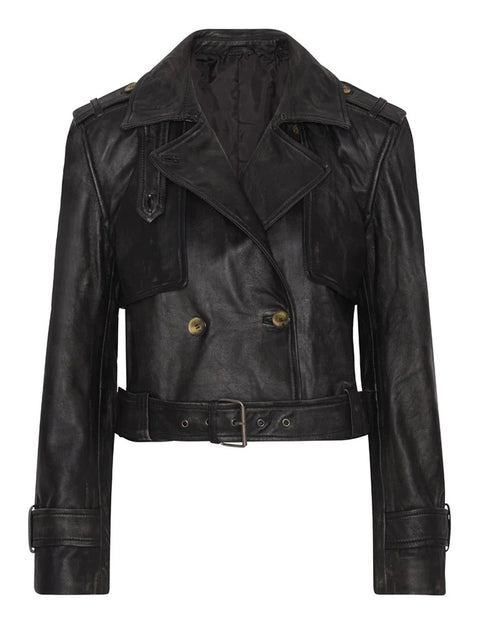2ND Kendal - Uneven Leather jacket