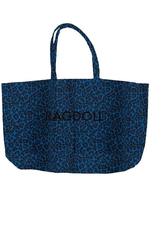 RAGDOLL HOLIDAY BAG Electric Blue Leopard