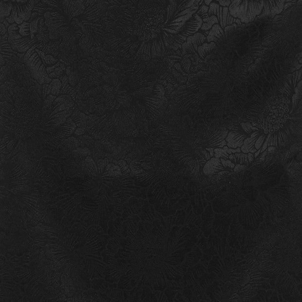 Anna Skirt – Black Flower Jacquard