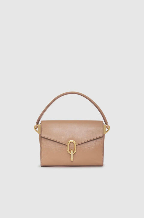 ANINE BING MINI COLETTE BAG - BUTTERSCOTCH SAFFIANO