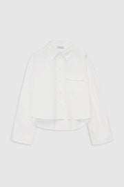 ANINE BING TRAVIS SHIRT - WHITE