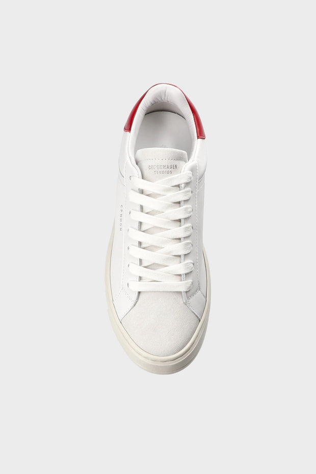 CPH72 leather mix white/red