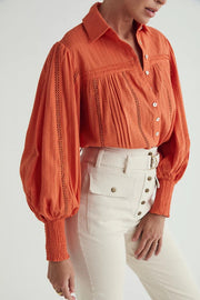 MINISTRY OF STYLE MIRAGE BLOUSE COPPER