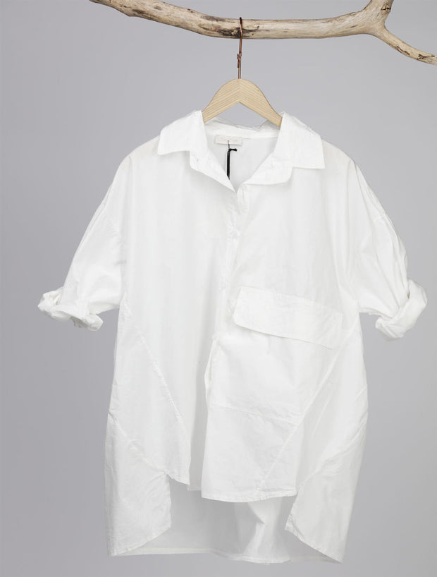 Big Pocket Shirt white