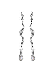 Aqua Earring silver