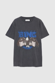 ANINEN BING Tee Washed Black With Blue