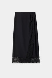 STYLEIN MOLLY LACE SKIRT - BLACK